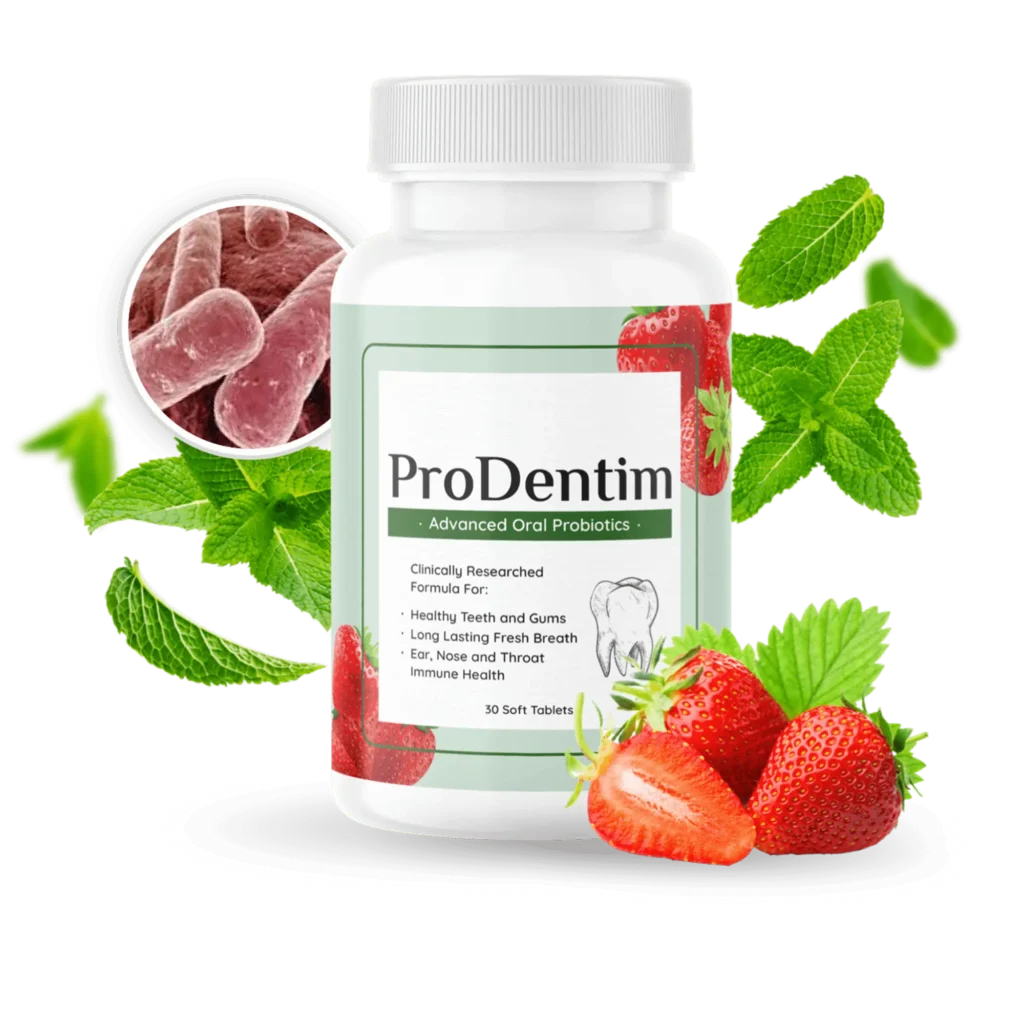 ProDentim oral probiotics for healthy teeth gums and fresh breath
