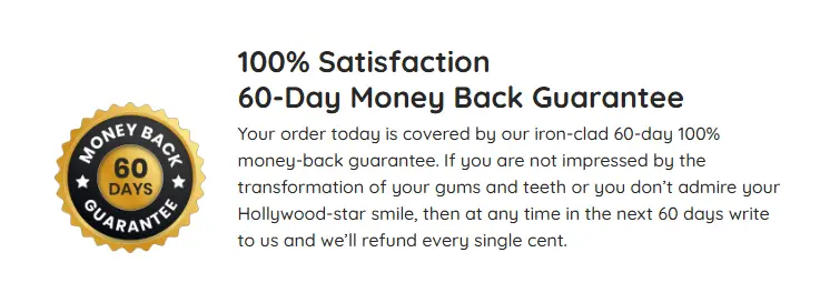 prodentim guarantee 1