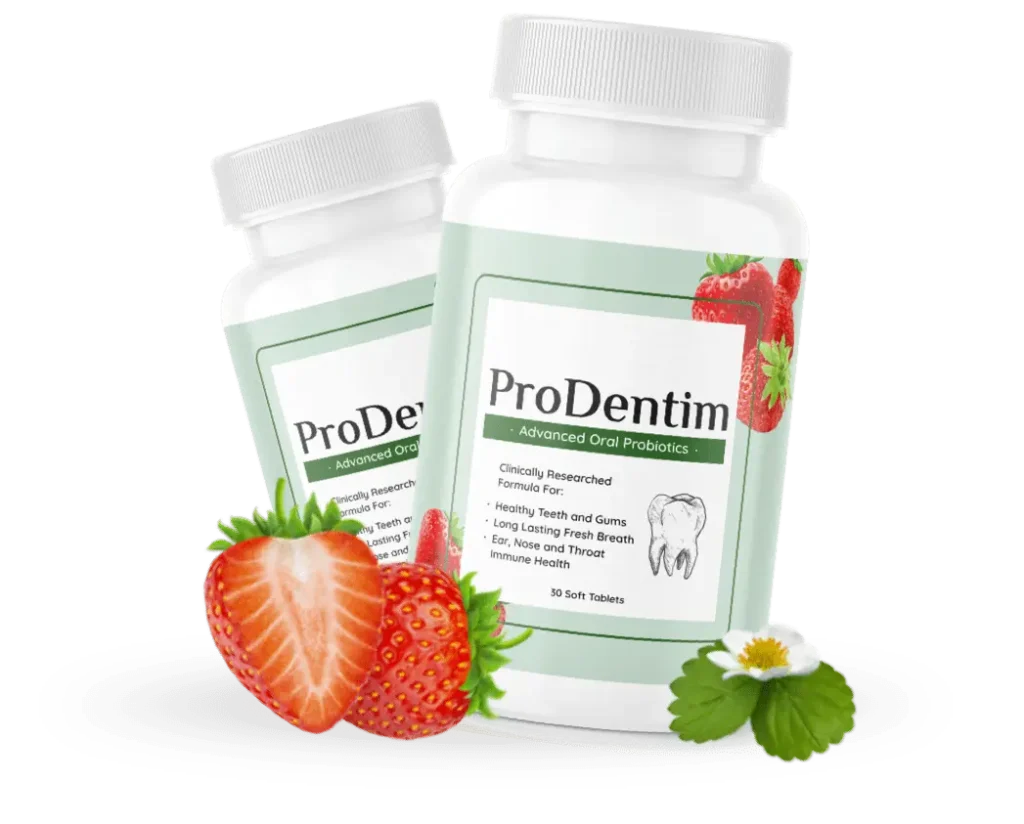 ProDentim oral probiotic supplement for healthy teeth strong gums and fresh breath